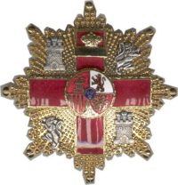 Gran Cruz del Mérito Militar, distintivo rojo