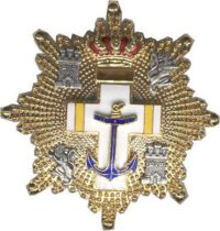 Gran Cruz del Mérito Naval, distintivo amarillo