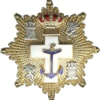 Gran Cruz del Mérito Naval, distintivo blanco