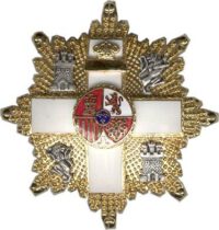 Gran Cruz del Mérito Militar, distintivo blanco